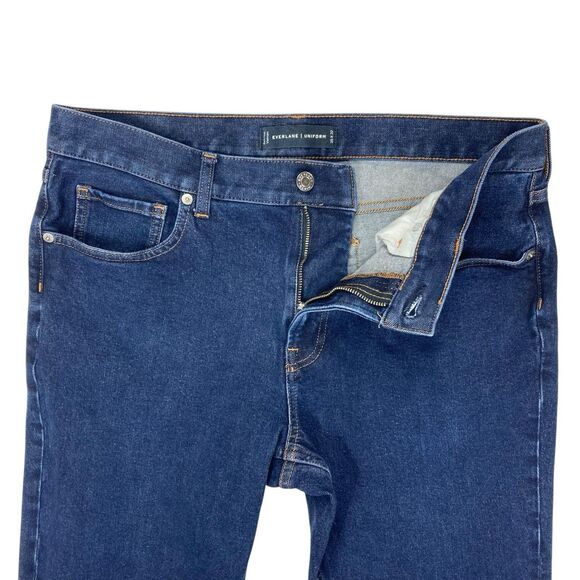 Everlane Uniform Jeans Mens 35x32 Blue 4-Way Stretchy Casual Chic Career Denim - Picture 3 of 13